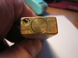 Estate: Dunhill Rollagas Vintage Modern Gold Finished Cigarette Lighter - 2