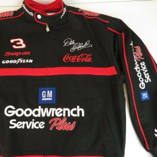 Dale Earnhardt Goodwrench 2XL Service Jacket - VTG Men ' s Racing Coat NASCAR 2
