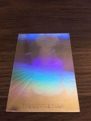 1990 - 91 Pro Set The Stanley Cup Hologram 3274/5000 Very Rare Vg - Ex