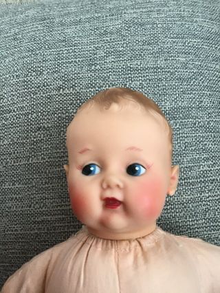 Vintage 1940 MADAME ALEXANDER York Baby Doll TAG on Clothes 12” 8