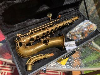 1926 Vintage Conn Wonder Ii Alto Sax Saxophone Complete Project Chu