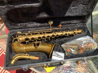 1926 Vintage Conn Wonder II Alto Sax Saxophone COMPLETE project Chu 2