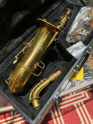 1926 Vintage Conn Wonder II Alto Sax Saxophone COMPLETE project Chu 4