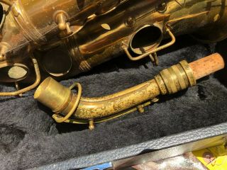 1926 Vintage Conn Wonder II Alto Sax Saxophone COMPLETE project Chu 8
