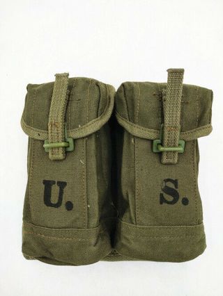Wwii Us Officers Field Bag Ammo Pouch Boyt Musette Pack Rare