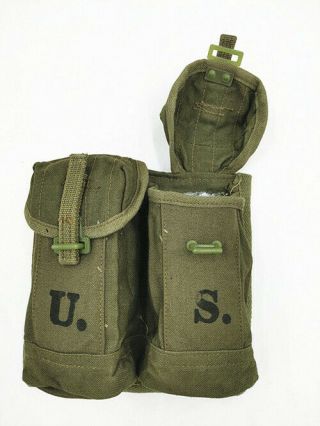 WWII US officers field bag ammo pouch boyt musette pack rare 2