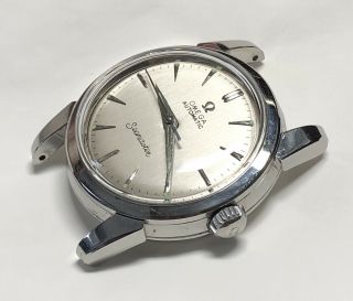 Vintage 1954 Omega Seamaster Automatic Stainless Steel Watch 470 17j Runs Fine