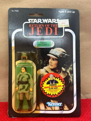 ❗️1983 84 Vtg Star Wars Rotj Jedi Princess Leia Poncho Carded Factory Sealed❗️