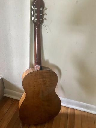 Vintage Greco GR 121 by Goya Honey Spruce top flamed Maple back & sides Guitar 9