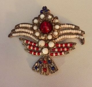 Vintage Wwii Avaitor Wings Sweetheart Figural Pin Brooch