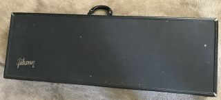 Vintage Gibson Les Paul/sg Square Yellow Lined Guitar Case