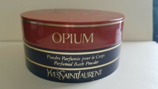 Vintage Opium Perfumed Bath Powder Yves Saint Laurent 3oz Size Rare