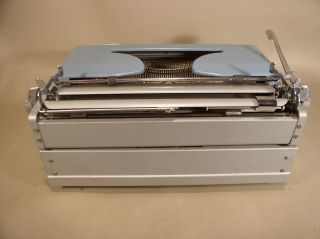 Vintage Torpedo typewriter with case and cover made in W.  Germany 3