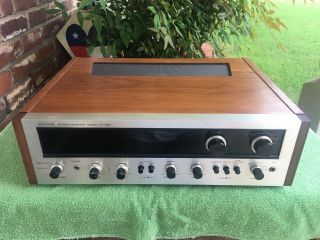 Vintage Pioneer Sx - 990 Stereo Receiver Wood Case Serviced Great Light Show