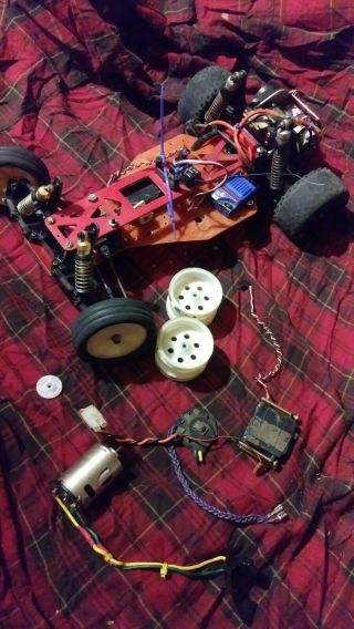 Kyosho Hot Trick Ultima Vintage Rc World Champ Buggy Very Rare Oem Parts