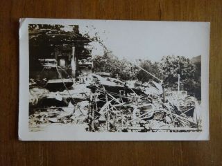 Rare Frank Lloyd Wright Taliesin Rppc After The 1914 Fire Spring Green