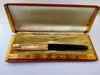 Vintage Restored Parker 51 Fountain Pen Rare - Blue - 12k - Medium