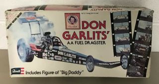 Vintage 1974 Revell Big Daddy Don Garlits Aa/fuel Dragster 1/16 Scale Model Kit