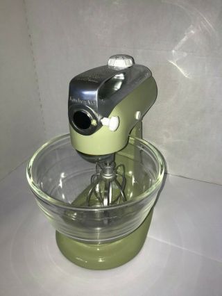 Vintage Olive Green Kitchen Aid Model 4 - C Great