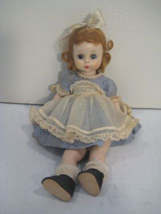 Vintage 1950s Madame Alexander Alice In Wonderland 8 " Doll Tlc Wendy Ann Kins