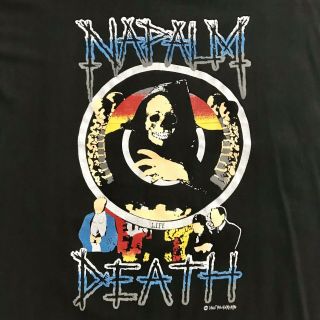 Napalm Death 1991 Grindcrusher Shirt XL Bolt Thrower Dismember Entombed Carcass 2