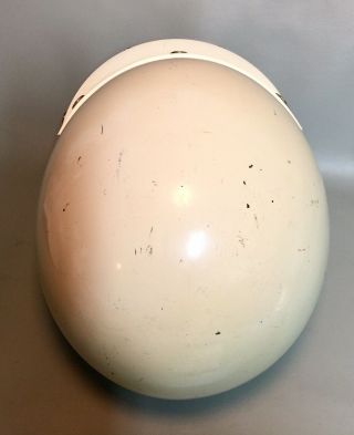 Vintage 1968 Bell - Toptex 500 - TX Helmet With Visor Open Face White (read Descript 7