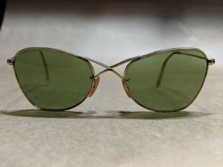 Vintage Bausch & Lomb’s B&l 1/10 12k Y Gold Filled Eye Glasses W/ Case