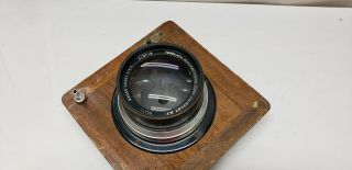 Vintage Gundlach Radar Anastigmat 6 12/ X 8 1/2 F 4.  5 Lens Large Format Shutter