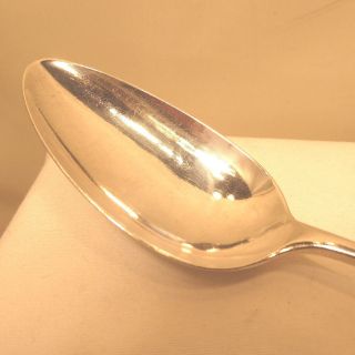 A GOOD ANTIQUE STERLING SILVER,  OLD ENGLISH,  SOUP/SERVING SPOON NEWCASTLE 1800. 2