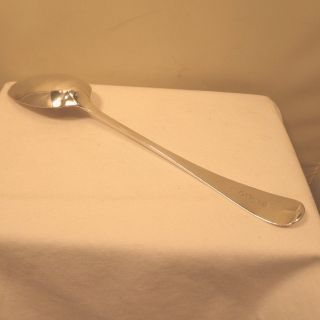 A GOOD ANTIQUE STERLING SILVER,  OLD ENGLISH,  SOUP/SERVING SPOON NEWCASTLE 1800. 5
