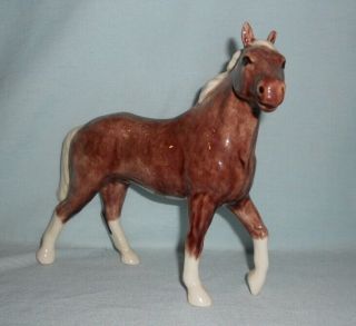 Vintage Dorothy Kindell Pottery Ceramic Porcelain Horse Figurine 1940s 1950s 3
