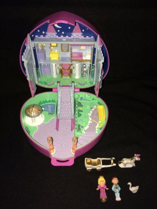 Vtg Polly Pocket Bluebird 1992 Starlight Castle Complete Light Up Compact 