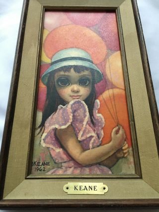 Margaret Keane Big Eyes Vintage 1962 Print “At The Fair” 3