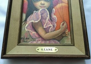 Margaret Keane Big Eyes Vintage 1962 Print “At The Fair” 4