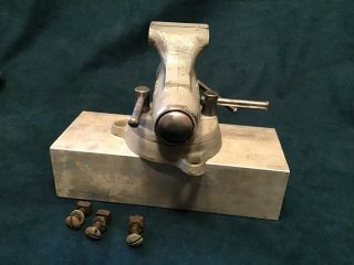 Vintage Wilton Baby Bullet Vise 2” Jaws Swivel Base Chicago USA 1941 - 57 6