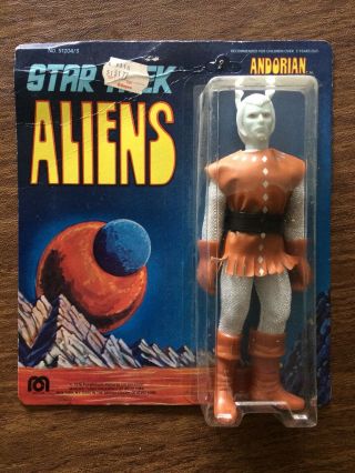 Rare Vintage Star Trek 1976 Mego Moc Andorian Aliens 14 Back