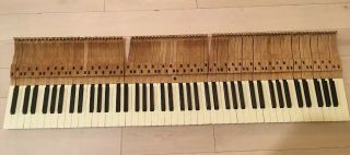 Vintage Upright/vertical Wurlitzer Piano Keys,  Complete Set Of 88