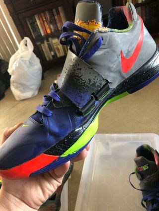 nike kd 4 nerf rare are size 15 men’s basketball shoe Kevin Durant 2