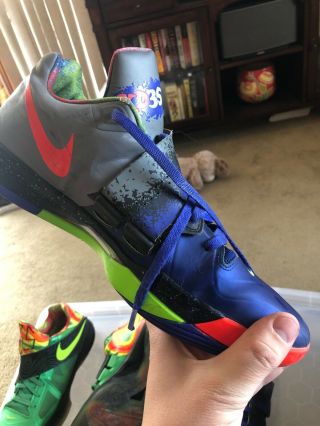 nike kd 4 nerf rare are size 15 men’s basketball shoe Kevin Durant 5
