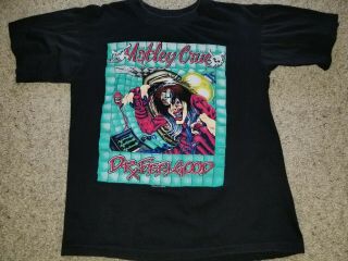 Motley Crue Dr Feelgood Tour Shirt 1990 Vintage Single Stitch