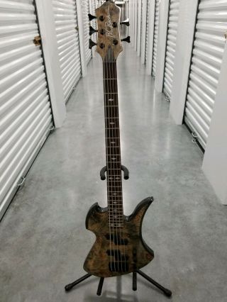 Bc Rich Mockingbird 5 String Bass (extremely Rare)