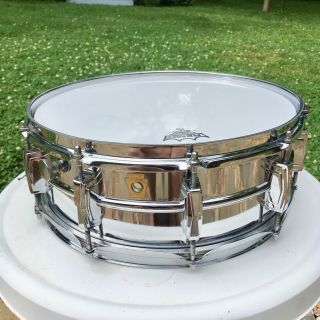 Vintage Ludwig 1968 14x5” Supraphonic Snare Drum Keystone Badge Lm400