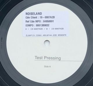 Bob Dylan Ultra Rare Test Pressing Of Rsd 