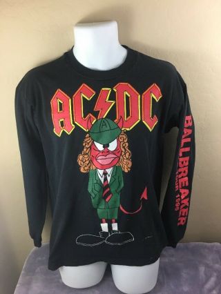 Vintage Ac/dc Ballbreaker 1996 World Tour Mens Large Shirt Rare Collectible