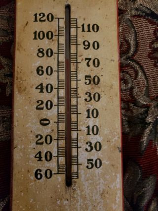 Vintage Curlee Clothes Advertising Thermometer Sign,  General Store Antique Therm 5