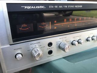 Realistic Sta - 90 Am Fm Vintage Stereo Receiver - Lqqk