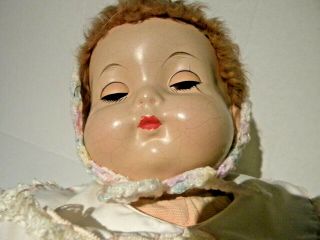 Vintage Effanbee Sweetie Pie Doll Flirty Eyes Cloth Body 1946 8