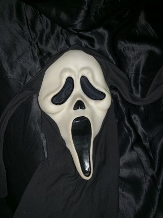 Gen 1 Fantastic Faces Ghostface Scream Mask Vintage Cloth Fun World Div Rare 3