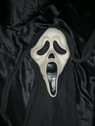 Gen 1 Fantastic Faces Ghostface Scream Mask Vintage Cloth Fun World Div Rare 7