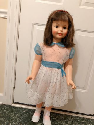 Ideal Patti Playpal G - 35 Doll 35 " Vintage Dress